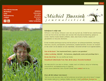 Tablet Screenshot of michielbussink.nl